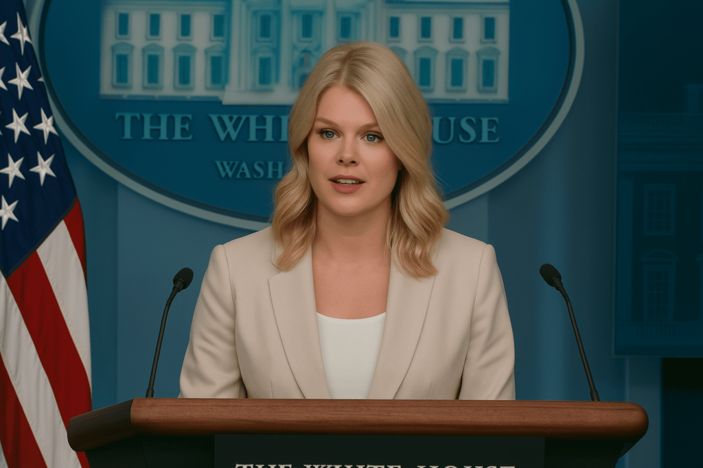 Person speaking at White House podium.